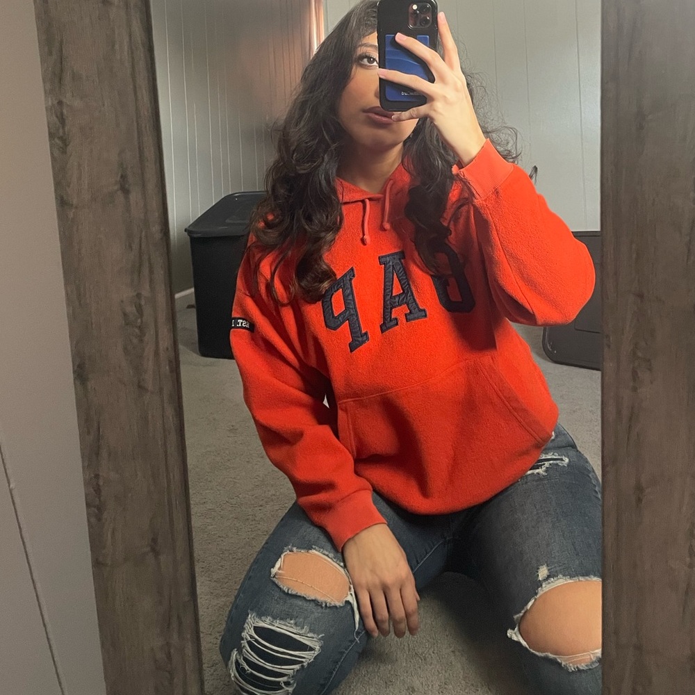 Vintage Orange GAP Hoodie Sweater